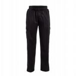 Chef Works Unisex Classic Fit Cargo Chefs Trousers Black