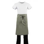 Whites Bistro Apron Polycotton Olive with Pocket