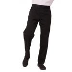 Chef Works Black Recycled Lightweight Chef Trousers