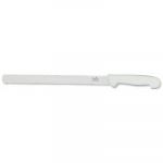 White Handle Serrated Slicer Knife 30cm (12in)