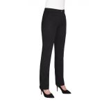 Brook Taverner Womens Houston Slim Leg Chinos Black