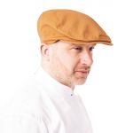 Chef Works Urban Rockford Pigment Dye Canvas Flat Cap Nutmeg