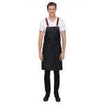 Chef Works Urban Berkeley Denim Brace Bib Apron Dark Indigo