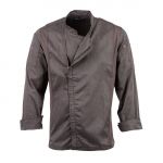 Chef Works Urban Hartford Lightweight Zipper Chefs Jacket Graphite