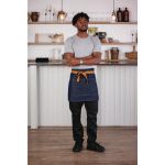 Southside Waist Apron Denim Blue Tan Ties