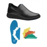 WearerTech Vitalise Slip on Shoe with Modular Insole Black