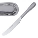 Olympia Bead Solid Handle Table Knife (Pack of 12)