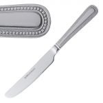 Olympia Bead Solid Handle Dessert Knife (12 pack)