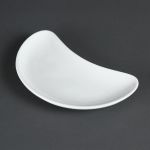 Olympia Whiteware Crescent Salad Plates 200mm (12 Pack)