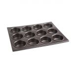 Vogue Aluminium Non-Stick Muffin Tray 12 Cup