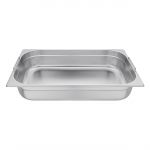 Vogue Stainless Steel Gastronorm Tray With Handles 100mm