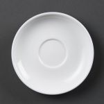 Olympia Whiteware Espresso Saucers (Pack of 12)