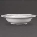 Olympia Whiteware Wide Rim Bowls 228mm 710ml 25oz (Pack of 4)