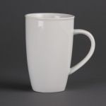 Olympia Whiteware Latte Mugs 400ml 14oz (Pack of 6)