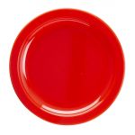 Olympia Kristallon Polycarbonate Plates Red 172mm (Pack of 12)