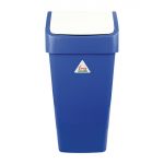 SYR Polypropylene Swing Bin Blue 50Ltr