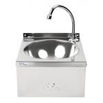 Basix Stainless Steel Knee Operated Hand Wash Basin