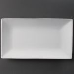 Olympia Whiteware Serving Rectangular Platters 310mm (2 pack)