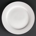 Olympia Lumina Wide Rim Round Plates 305mm (Pack of 2)