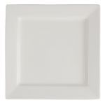 Olympia Lumina Square Plates White 233mm (4 pack)