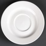 Olympia Lumina Round Saucers White 143mm (6 pack)