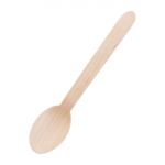 Fiesta Compostable Wooden Dessert Spoons (Pack of 100)