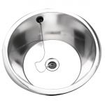 Franke Sissons Stainless Steel Rimmed Edge Round Inset Sink Bowl