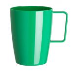 Olympia Kristallon Polycarbonate Handled Beakers Green 284ml (Pack of 12)