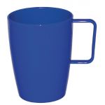 Olympia Kristallon Polypropylene Handled Beakers Blue 348.7ml (12 pack)