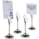 Stainless Steel Table Number Grips 105mm (4 pack)