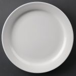 Olympia Athena Narrow Rimmed Plates 165mm (Pack of 12)