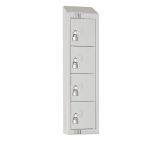 Elite Four Door Personal Effects Lockers Grey