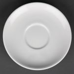 Royal Porcelain Classic White Tea Cup Saucers 150mm (12 pack)
