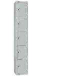 Elite Five Door 450mm Deep Lockers Grey