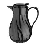 Olympia Insulated Swirl Jug Black 1.2Ltr