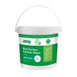 Jantex Green Surface Sanitiser Wipes Starter Tub 200mm (400 Pack)