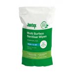 Jantex Green Sanitiser Wipes Refill Pack 130mm (100 Pack)