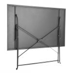 Bolero Pavement Style Folding Table Black 1100mm x 700mm