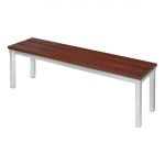 Enviro Outdoor Walnut Effect Faux Wood Bench