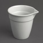 Olympia Whiteware Bistro Milk Jug White 100ml (12 pack)