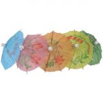 Fiesta Recyclable Paper Parasols Mixed Colours (Pack of 144)