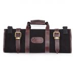 Boldric Canvas Knife Bag Black 17 Slots