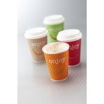 Huhtamaki Enjoy Double Wall Disposable Hot Cups 455ml / 16oz (560 pack)