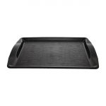 Olympia Kristallon Polypropylene Handled Fast Food Tray Black 420mm