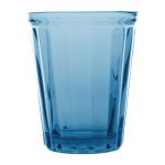 Olympia Cabot Panelled Glass Tumbler Blue 260ml (6 pack)