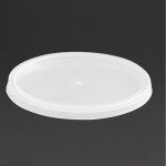Fiesta Recyclable Microwavable Deli Pot Lids (100 pack)