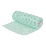 Jantex Non Woven Cloth Green (Roll of 100 Sheets) (Pack of 100)