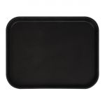 Cambro Camtread Fibreglass Rectangular Non-Slip Tray Black 457mm