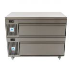 Adande Counter Fridge Freezer Double Drawer VCS2/LT