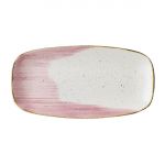 Churchill Stonecast Accents Petal Pink Chefs Oblong Plate 287x 152mm (12 Pack)